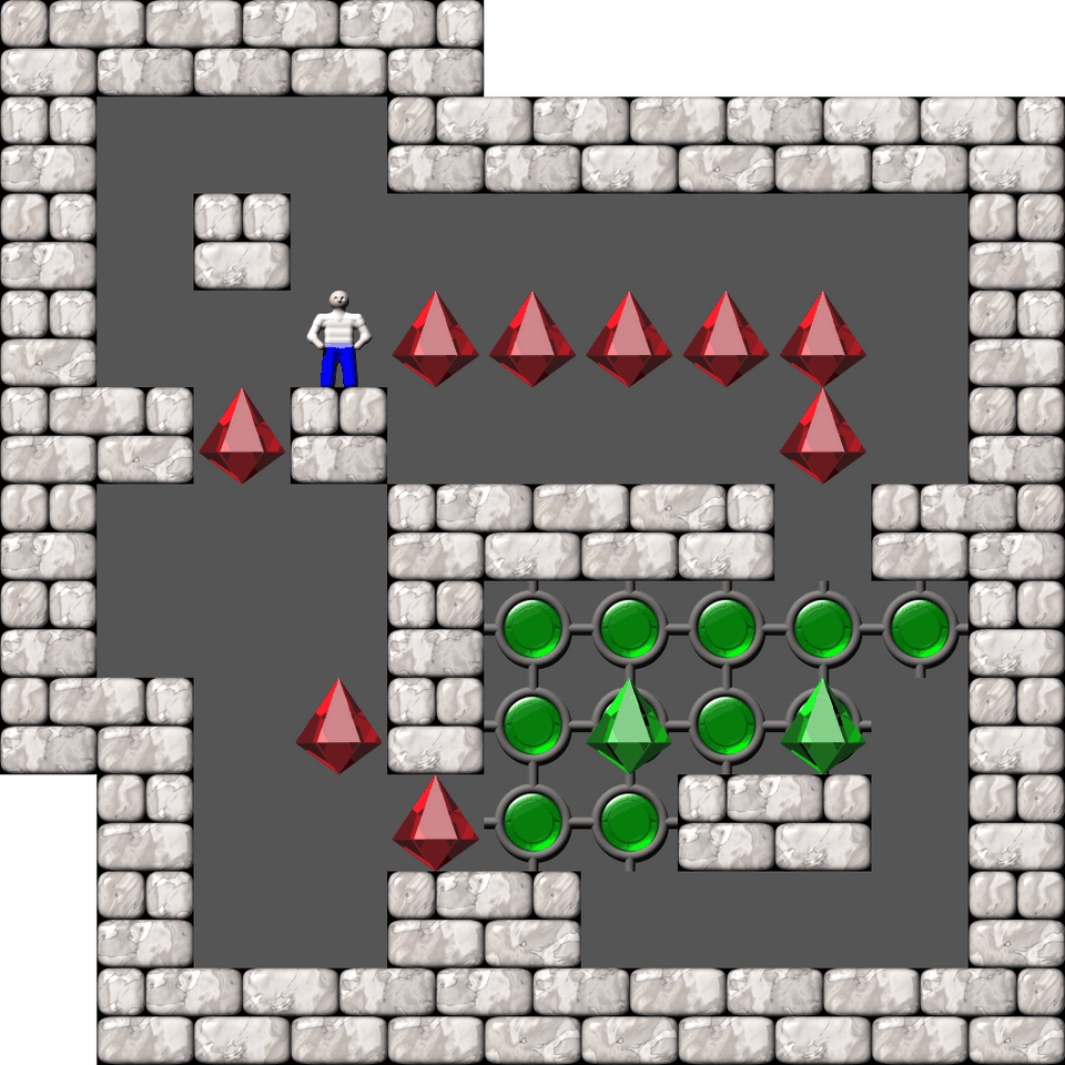 Sokoban Mass Remodel level 709